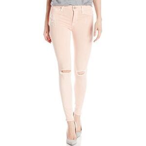 Hudson Jeans Nico Mid-Rise Super Skinny Sun Kissed Pink  jean size 25